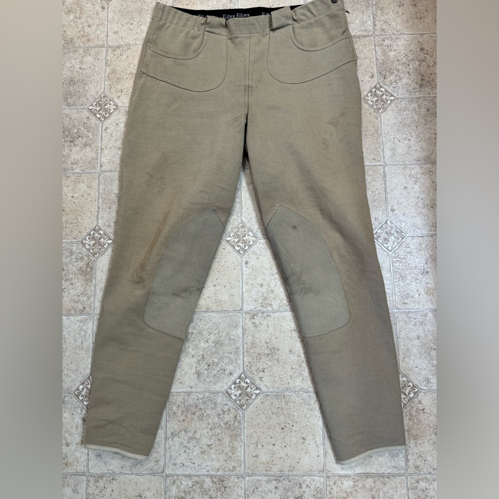Women’s Fuller Fillies 34 Tan Horseback Riding Pants Equestrian Horse
